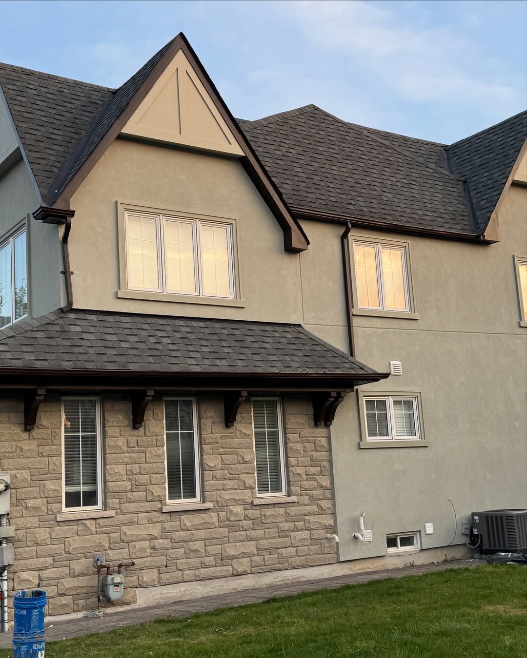 Completed exterior siding upgrade on residential home